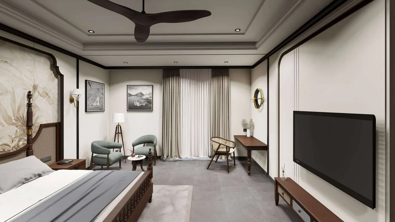 Luxury tented room interior at KAMAH Resort Jawai with heritage-inspired decor